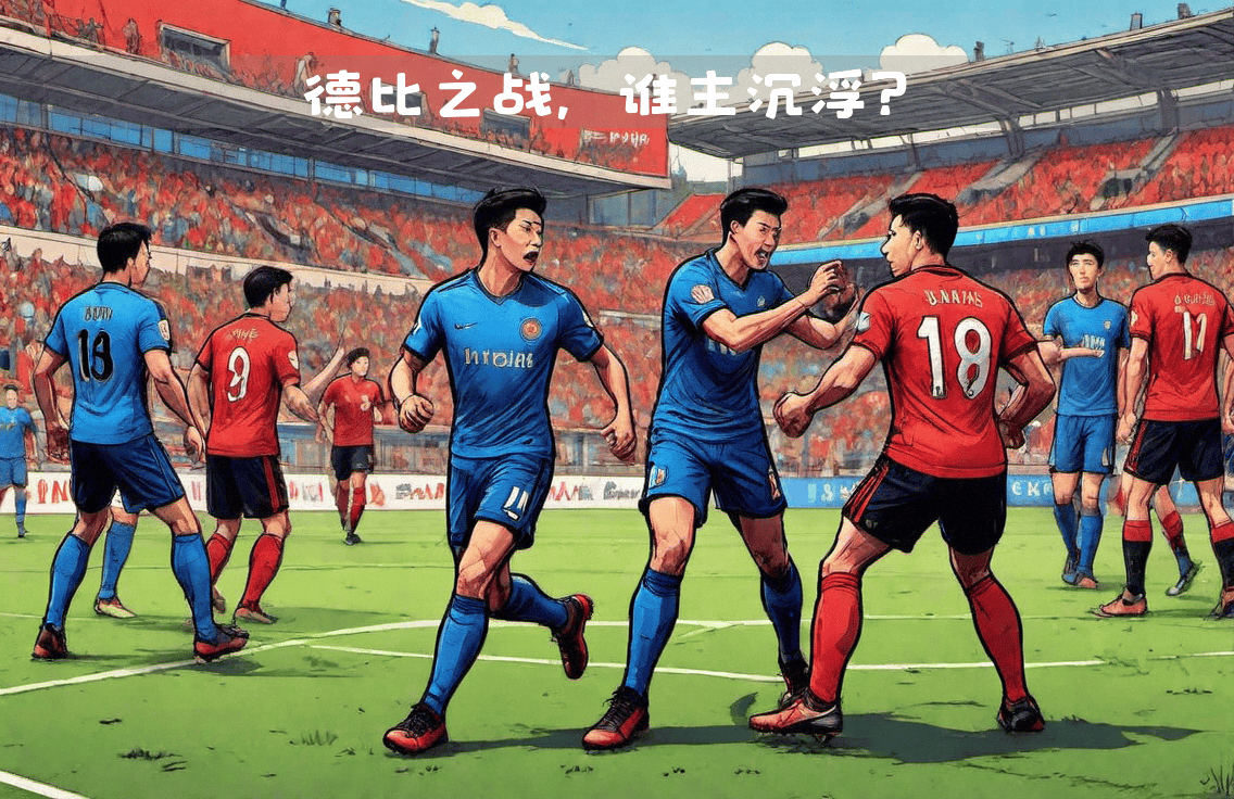 足球战场上，一场激烈的较量即将展开